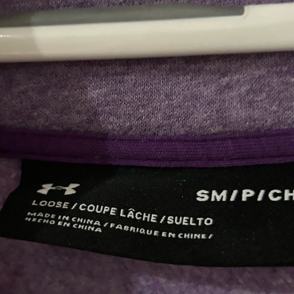 Under Armour Purple Pullover size Small - Picture 5 of 5